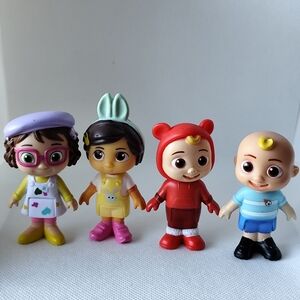 4/$50⭐️CoComelon mini figures lot of 4